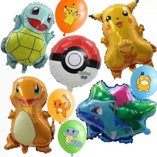 ポケモンスタ 9点セット ポケモン バルーン風船 誕生日 パーティ
