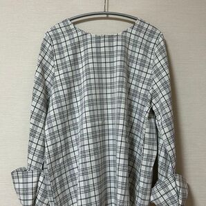 as know as リボン袖ブラウス