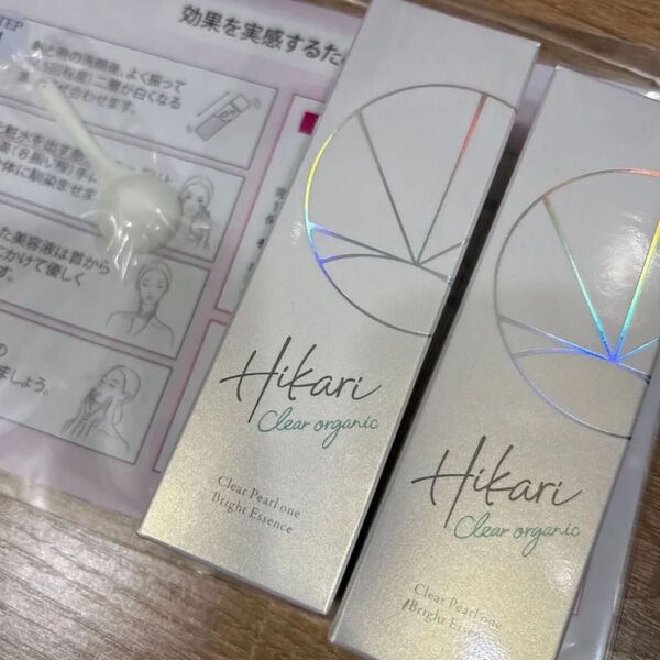 Hikari clear organic クリアパールワンブライトエッセンス 美容液 50ml