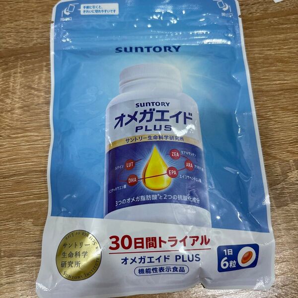 サントリー オメガエイドプラス 30日分180粒入り 1袋