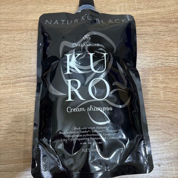 B.VALANCE バランローズ KUROクリームシャンプー 400g 白髪染め
