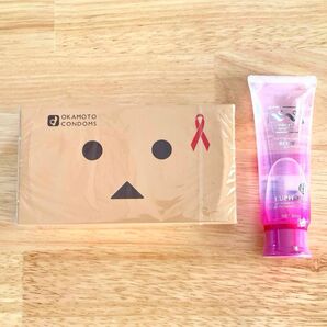 2種類セット!!「オカモトコンドーム ダンボーver. (12個入 )×1」「ペペスペシャル ローズ50mL×1」 ペペローション