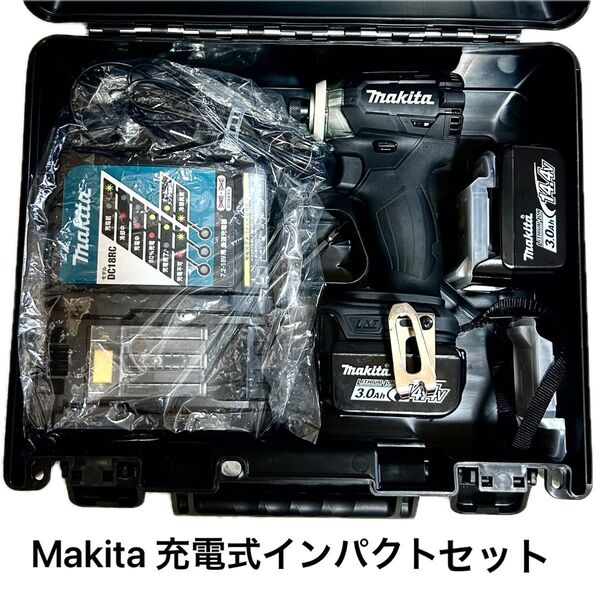 マキタ Makita 充電式インパクト TD137D 14.4V バッテリBL1430B 充電器2個付 DC18RF 急速充電器