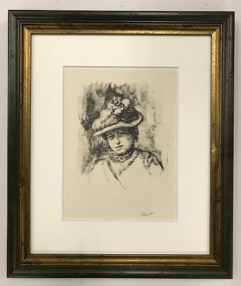 【特価】　≪　　ピエール＝オーギュスト・ルノワール　　≫　　リトグラフ【石版画】 　 JEANNE BAUDOT 　 1951年　PIERRE-AUGUSTE RENOIR