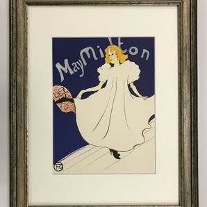 【特価】　≪　　 トゥールーズ　ロートレック　　≫　　リトグラフ【石版画】　　MAY MILTON 　　1966年　　TOULOUSE-LAUTREC