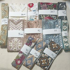 リボンパック大SALE!! インド刺繍リボン