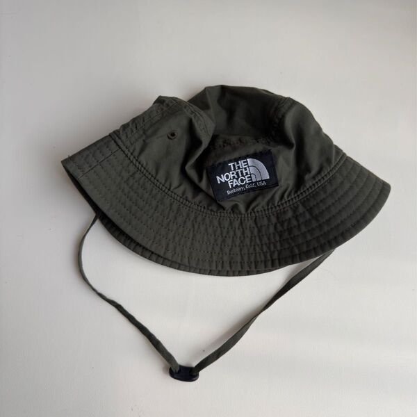 【 THE NORTH FACE 】ノースフェイス バケットハット カーキ KS (頭位50cmぐらいまで)