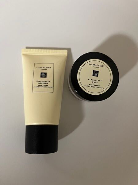 【ジョーマローン 】【未開封】イングリッシュペアー&フリージア ハンドクリーム 30ml+ブラックベリー&ベイ クリーム 15ml
