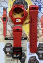 CASIO G-SHOCK DW-6900H-4 レッド スラッシャー ベルト/ベゼル 未使用【訳あり】_画像1