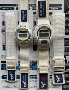 Casio 1997 Lov97-3 Pegasus &amp; Unicorn G-Shock/Baby-G с запасным ремнем