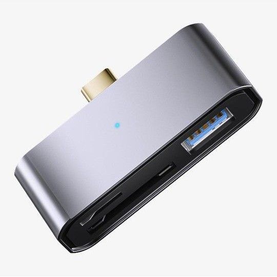 USB Type-C sdカードリーダー 3in1 変換アダプタ 高速データ転送