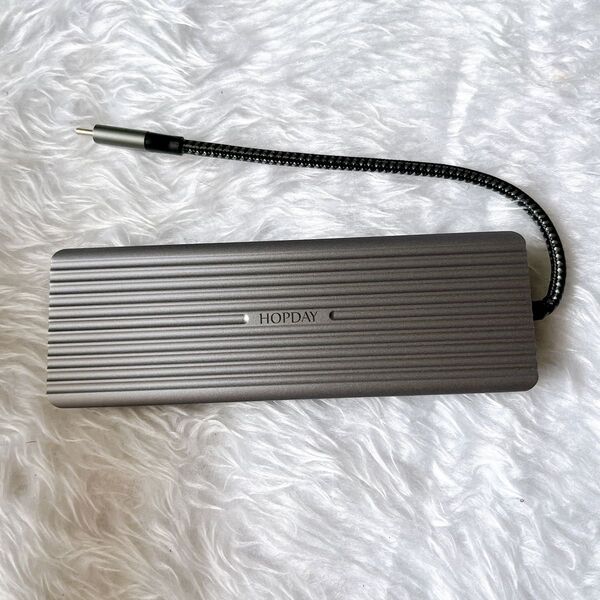10イン1 USB Cドッキングステーション USB Cハブ デュアルディスプレイ 4K HDMI USB 3.0 MacBook