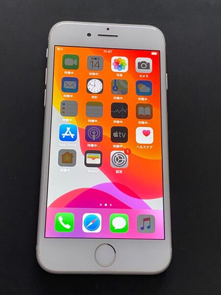 iPhone8 64GB ホワイト SIMロック解除済み 電池80% バージョン13.3 本体のみ