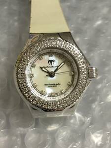  Technomarine Techno reti diamond bezel &12P diamond face USED goods 