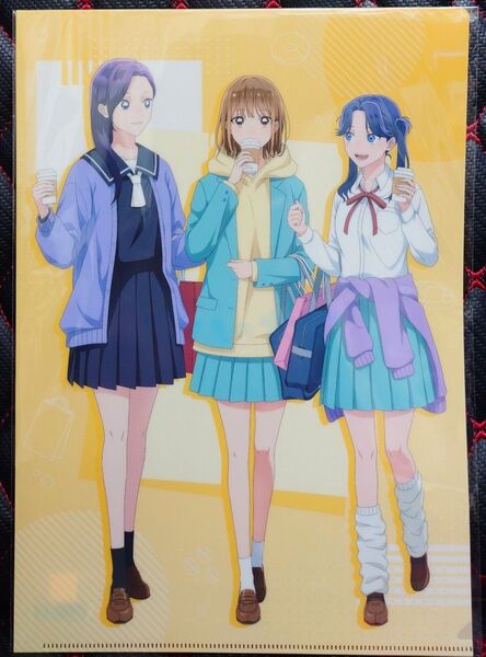 アオのハコ クリアファイル 鹿野千夏・守屋花恋・守屋菖蒲