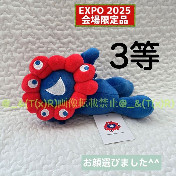 新品未使用品 タグ付き EXPO2025 大阪 関西万博 ミャクミャクぬいぐるみくじ 3等 ぬいぐるみ