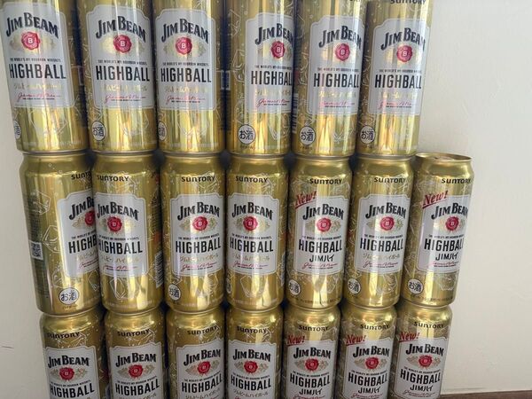 ジムビームハイボール500ml20本トリス350ml10本合計30本