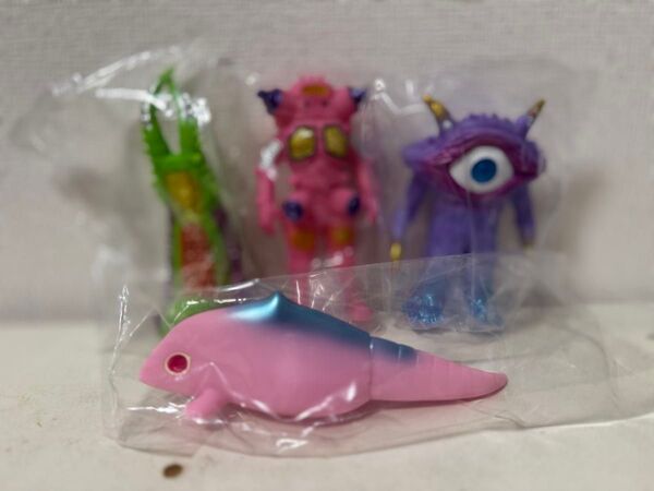 KAIJU COLORS カイジュウカラーズ 4体セット ツインテール キングジョー ウルトラマン ソフビ ウルトラ怪獣