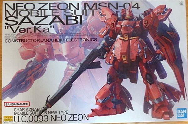 MG 1/100 MSN-04 サザビーVer.Ka (機動戦士ガンダム 逆襲のシャア)