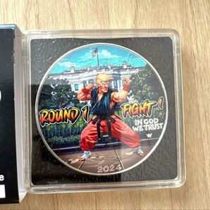 希少品★限定100枚トランプ大統領シルバーコイン銀貨プルーフ