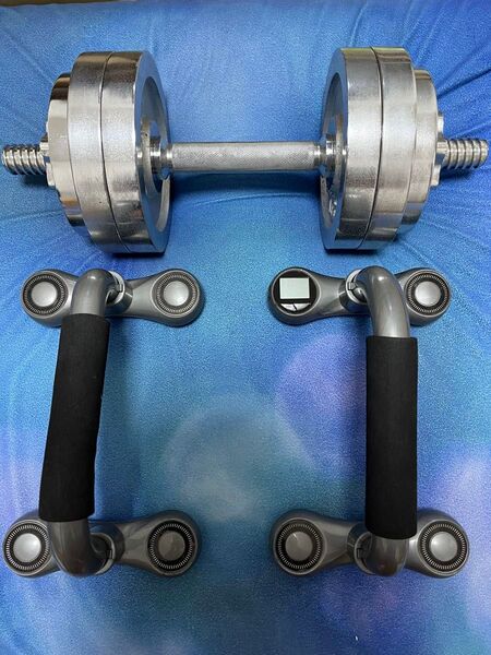 ダンベル 15kg 重さ調整可能 ダンベルセット 筋トレ トレーニング 筋力トレーニング