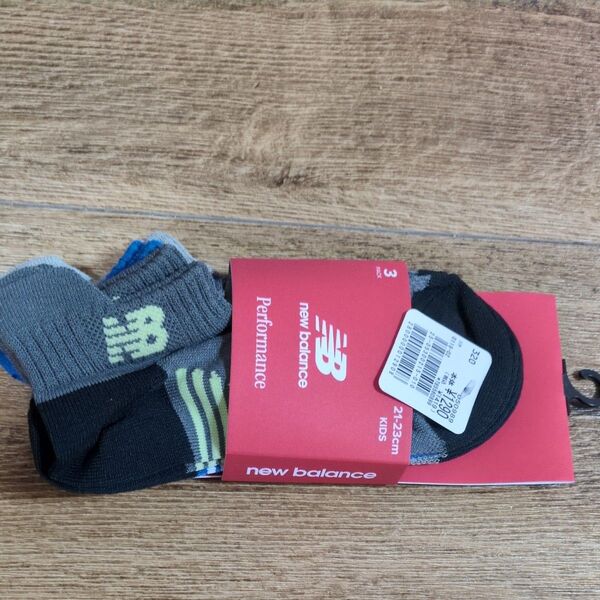 new balance キッズ ソックス 3足セット 21〜23cm