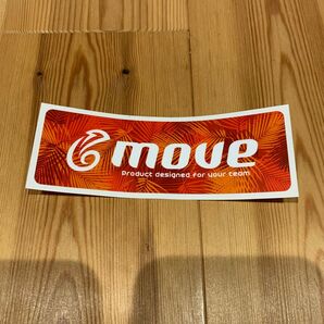 6move ステッカー シール レッド 未使用