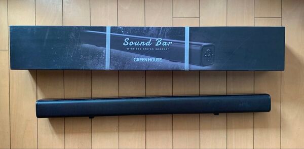 GREENHOUSE Sound Bar ワイヤレス サウンドバー ブラック 未使用