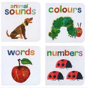 英語絵本 はらぺこあおむし エリックカール 英語ミニ絵本4冊 洋書