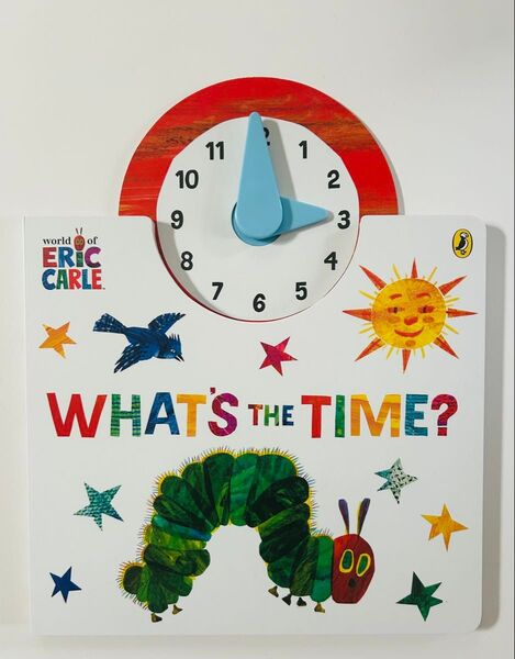 新品英語絵本 WHAT'S THE TIME? エリック・カール
