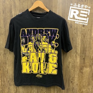 UNK NBA LAKERS レイカーズ 半袖Tシャツ ロゴ バスケットボール M ブラック コットン