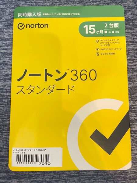 【新品】Norton ノートン スタンダード 15ヶ月
