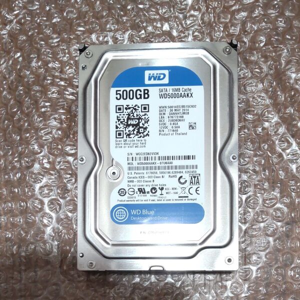 Western Digital 500GB HDD WD5000AAKX