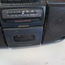  aiwa CDラジカセ CSD-EX120 CD カセット ラジオ(AM／FM) 録音 アイワ　現状品_画像3