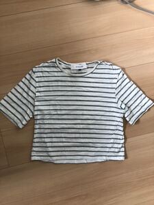 ボーダーカットソー ルシェルブルー ボーダーTシャツ
