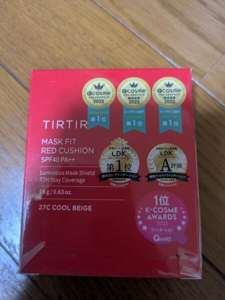 マスクフィットレッドクッション TIRTIR 27C