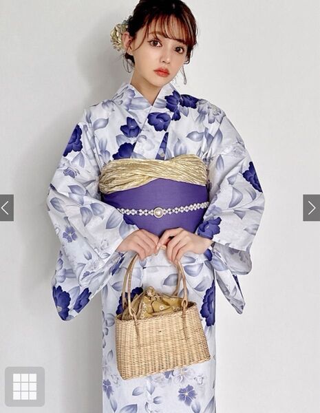 椿浴衣セット