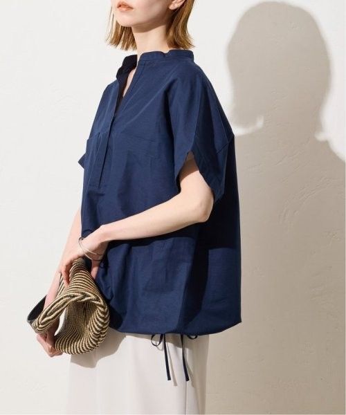 JOURNAL STANDARD ジャーナルスタンダード リネンコットンフレンチスリーブ スキッパーシャツ