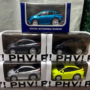 プリウスPHV プルバックカー シルバー グレー スピリテッドアクア アティチュードブラック サーモテクトライムグリーン 箱付