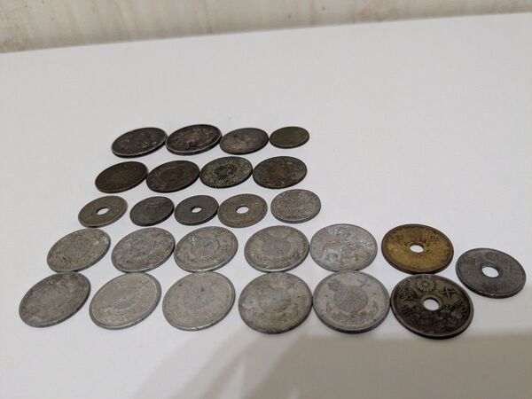 日本古銭セット 古銭 硬貨 コイン アンティーク コレクション 昭和 明治 大正