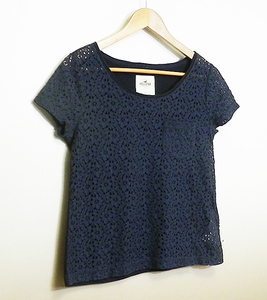 ホリスターHOLLISTER レース カットソー【S】ld669