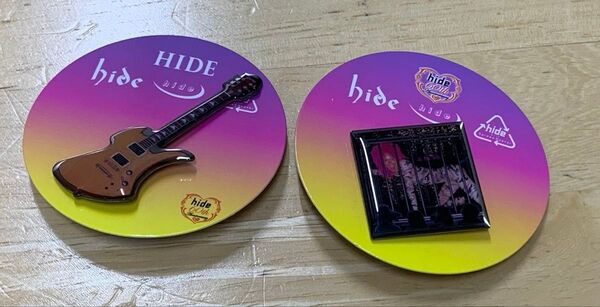 hide ピンズカプセル 2個セット ギター hide ギターコレクション