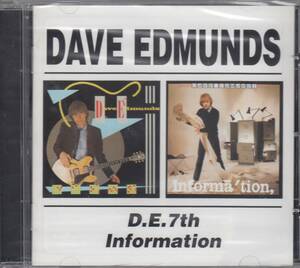 輸 デイヴ・エドモンズ Dave Edmunds D.E.7th / Information 未開封◆規格番号■BGOCD-545◆送料無料■即決●交渉有