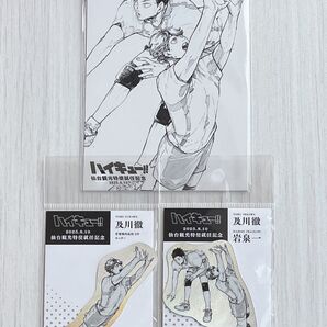 ハイキュー!! 仙台観光特使就任記念 Ver. オーロラシャインステッカー 及川 岩泉 ポストカード セット 及川徹 岩泉一