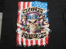 1991年 ガンズアンドローゼス Tシャツ 黒 XL 半袖 ビンテージ GUNS N' ROSES FOG FEAR OF GOD フィアオブゴッド ジェリーロレンゾ着用同型_画像2