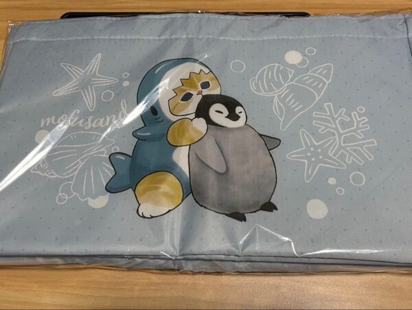 【新品・未使用品】mofusand モフサンド レジカゴバッグ ブルー サメにゃん ペンギン