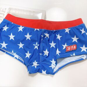 EGDE エッジ STARS SWIM WEAR スイムウェア ローライズ ボックス 水着 星 サイズM