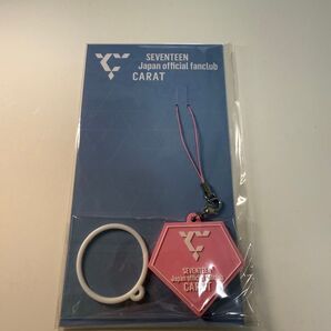 SEVENTEEN Japan official fanclub CARAT 継続特典 シリコンリング付きラバーチャーム