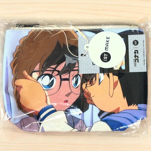 ★新品未開封★名探偵コナン andST 灰原哀 江戸川コナン ポーチ