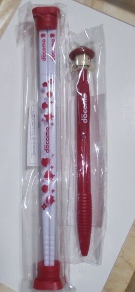 docomo ノベルティグッズ ボールペン&箸 2点セット